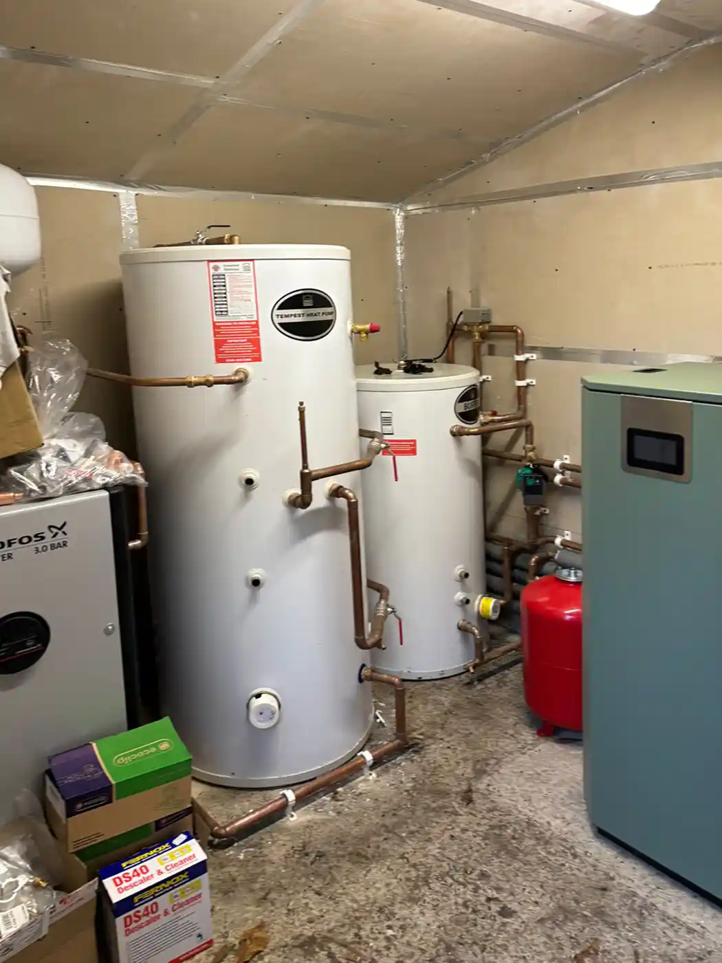 Klover Utility Boiler Installation