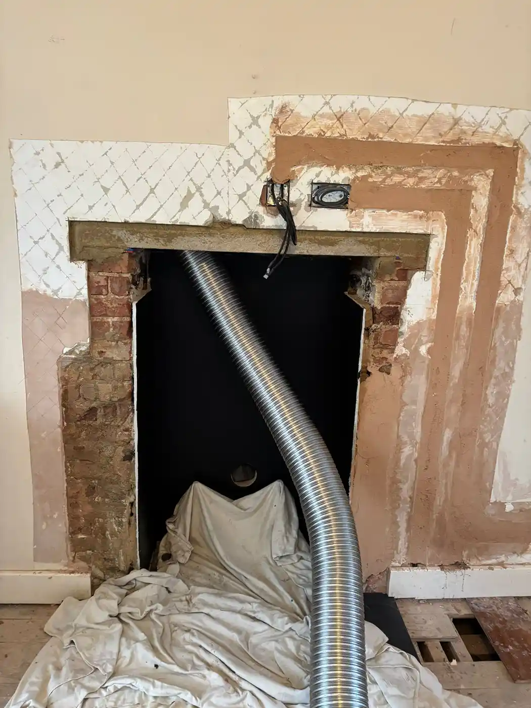 Bespoke heating system with Log Stove Back Boiler
